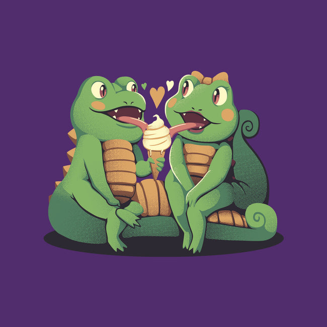 Gecko Love Ice Cream-Mens-Basic-Tee-tobefonseca