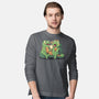 Gecko Love Ice Cream-Mens-Long Sleeved-Tee-tobefonseca