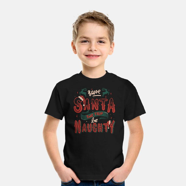 Save Santa The Trip-Youth-Basic-Tee-tobefonseca