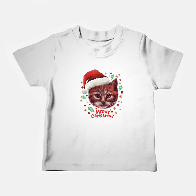 Wish You A Meowy Christmas-Baby-Basic-Tee-dandingeroz