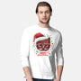 Wish You A Meowy Christmas-Mens-Long Sleeved-Tee-dandingeroz