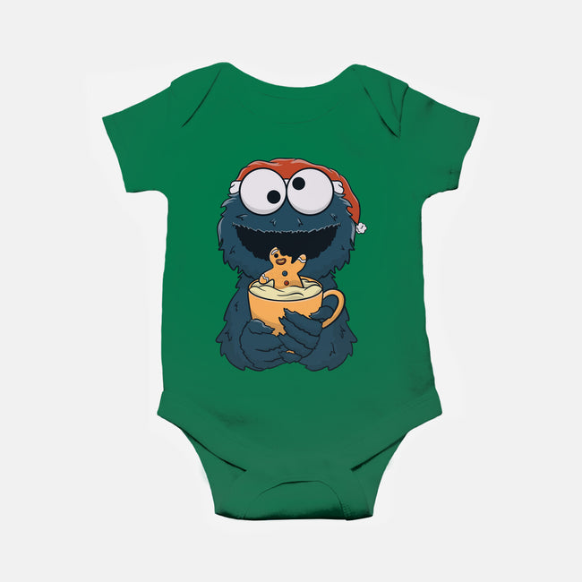 Gingerbread Monster-Baby-Basic-Onesie-Claudia