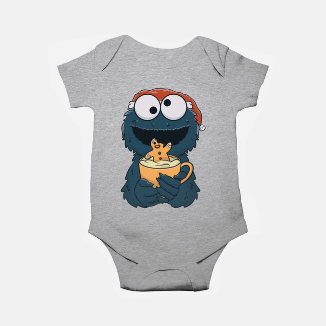 Gingerbread Monster-Baby-Basic-Onesie-Claudia