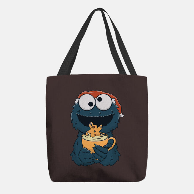 Gingerbread Monster-None-Basic Tote-Bag-Claudia