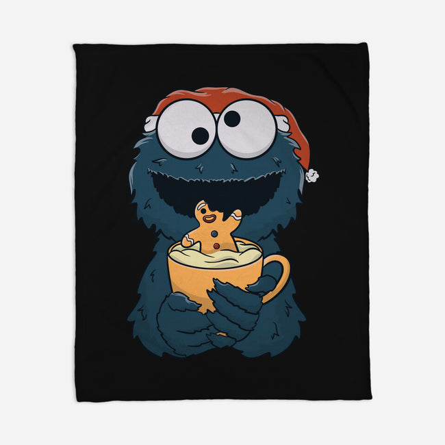 Gingerbread Monster-None-Fleece-Blanket-Claudia