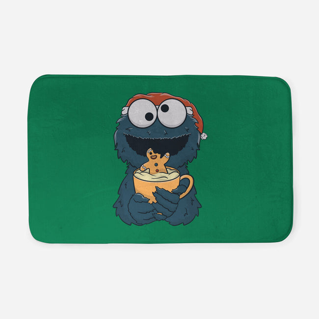 Gingerbread Monster-None-Memory Foam-Bath Mat-Claudia