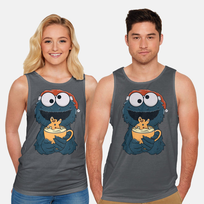 Gingerbread Monster-Unisex-Basic-Tank-Claudia