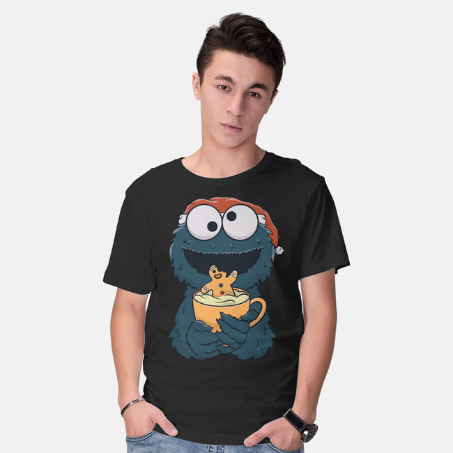 Gingerbread Monster-Mens-Basic-Tee-Claudia