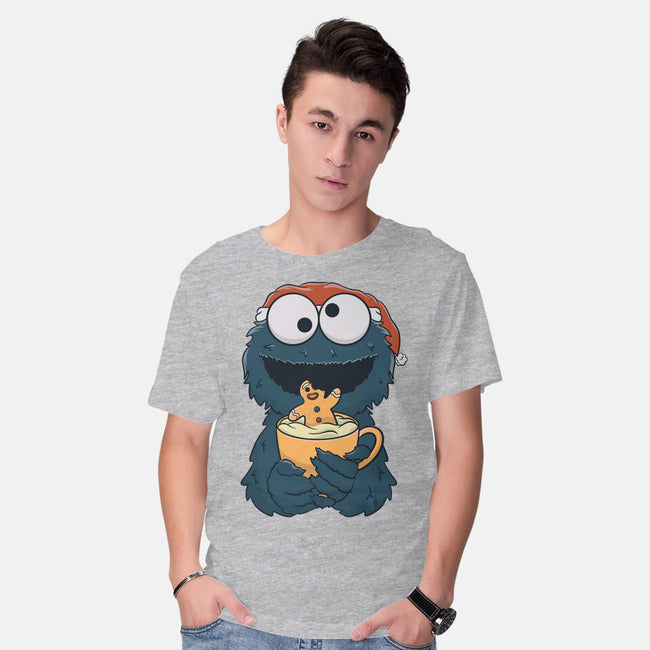 Gingerbread Monster-Mens-Basic-Tee-Claudia