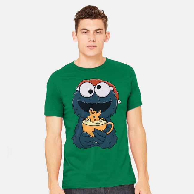 Gingerbread Monster-Mens-Heavyweight-Tee-Claudia