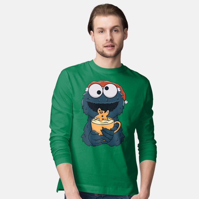 Gingerbread Monster-Mens-Long Sleeved-Tee-Claudia