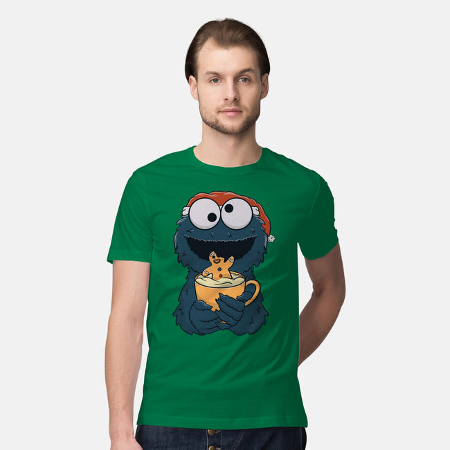 Gingerbread Monster-Mens-Premium-Tee-Claudia