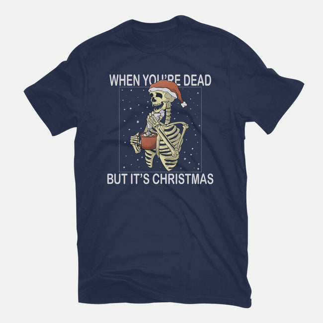 But It's Xmas-Womens-Fitted-Tee-Claudia