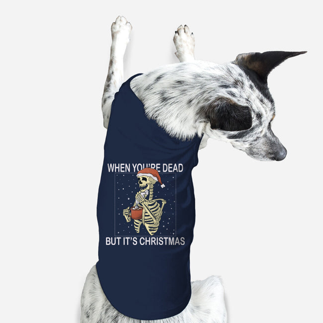 But It's Xmas-Dog-Basic-Pet Tank-Claudia