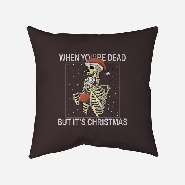 But It's Xmas-None-Removable Cover-Throw Pillow-Claudia