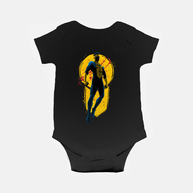 Teenage Hero-Baby-Basic-Onesie-teesgeex