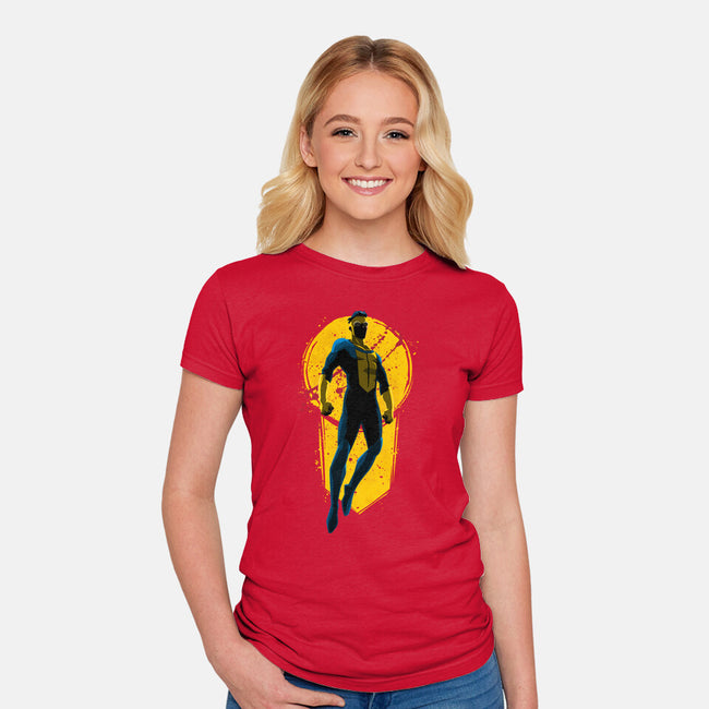 Teenage Hero-Womens-Fitted-Tee-teesgeex