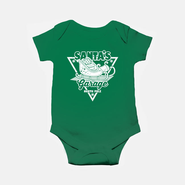 Santa's Garage-Baby-Basic-Onesie-Boggs Nicolas