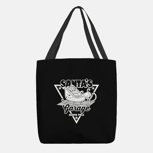 Santa's Garage-None-Basic Tote-Bag-Boggs Nicolas