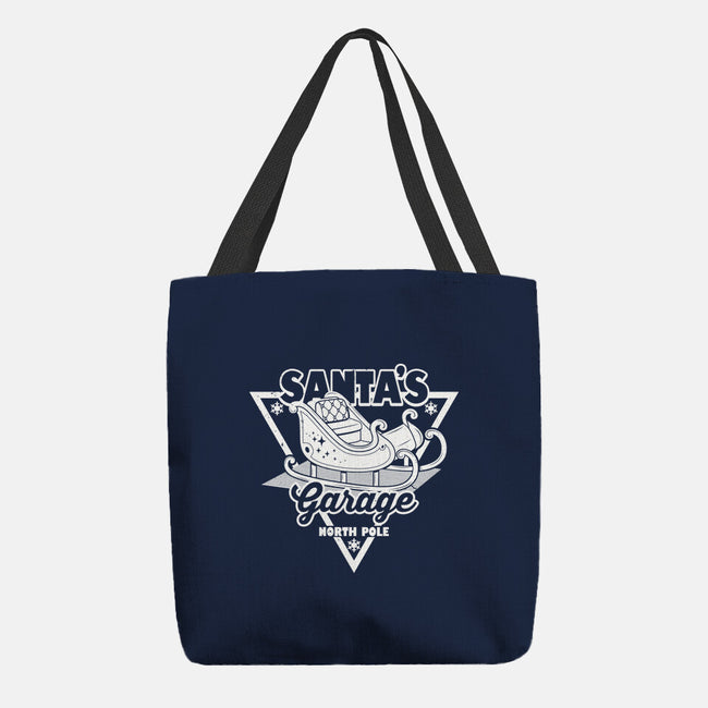 Santa's Garage-None-Basic Tote-Bag-Boggs Nicolas