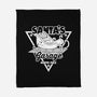 Santa's Garage-None-Fleece-Blanket-Boggs Nicolas