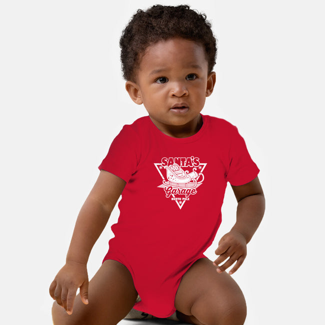 Santa's Garage-Baby-Basic-Onesie-Boggs Nicolas