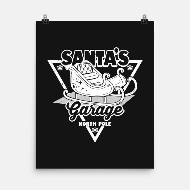 Santa's Garage-None-Matte-Poster-Boggs Nicolas