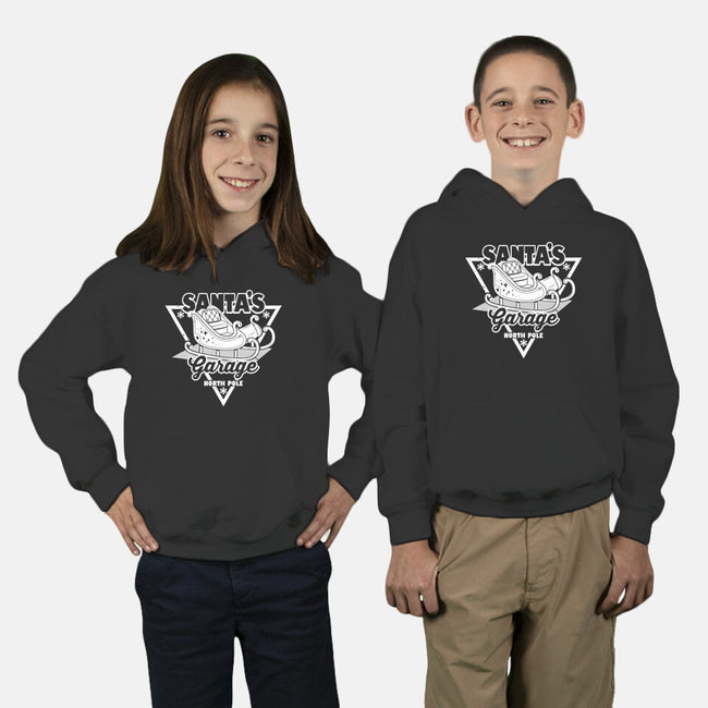 Santa's Garage-Youth-Pullover-Sweatshirt-Boggs Nicolas