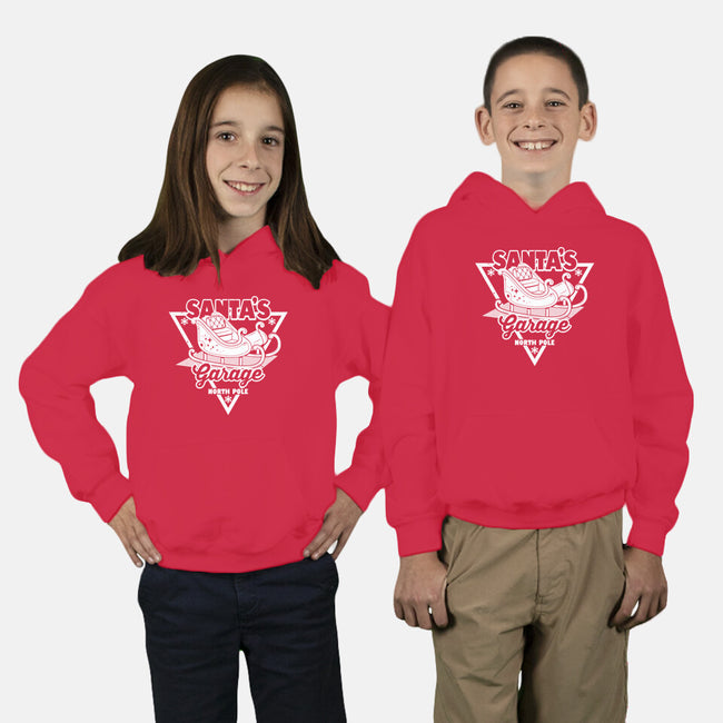 Santa's Garage-Youth-Pullover-Sweatshirt-Boggs Nicolas