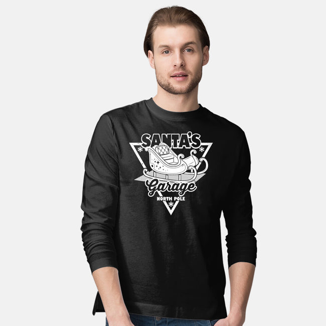 Santa's Garage-Mens-Long Sleeved-Tee-Boggs Nicolas