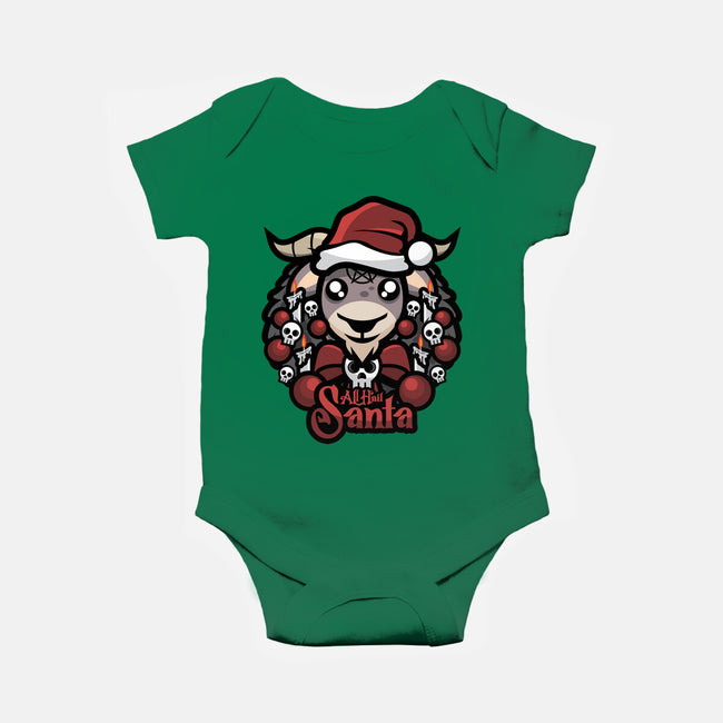 All Hail Santa-Baby-Basic-Onesie-jrberger