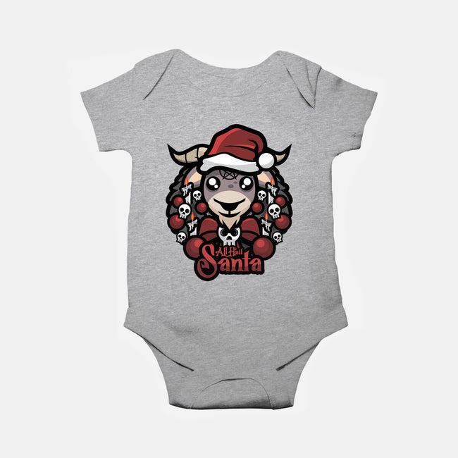 All Hail Santa-Baby-Basic-Onesie-jrberger