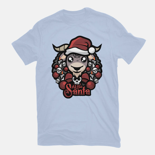 All Hail Santa-Womens-Basic-Tee-jrberger