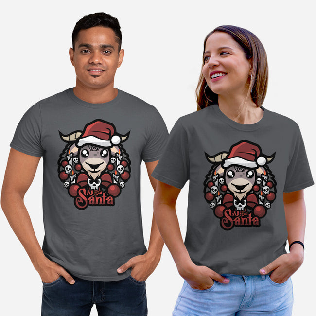 All Hail Santa-Unisex-Basic-Tee-jrberger