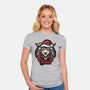 All Hail Santa-Womens-Fitted-Tee-jrberger