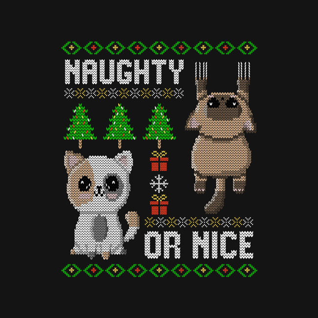 Naughty Or Nice Kittens-Unisex-Kitchen-Apron-NMdesign