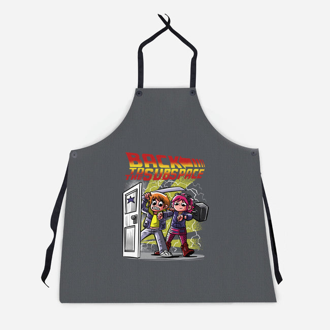 Back To The Subspace-Unisex-Kitchen-Apron-zascanauta