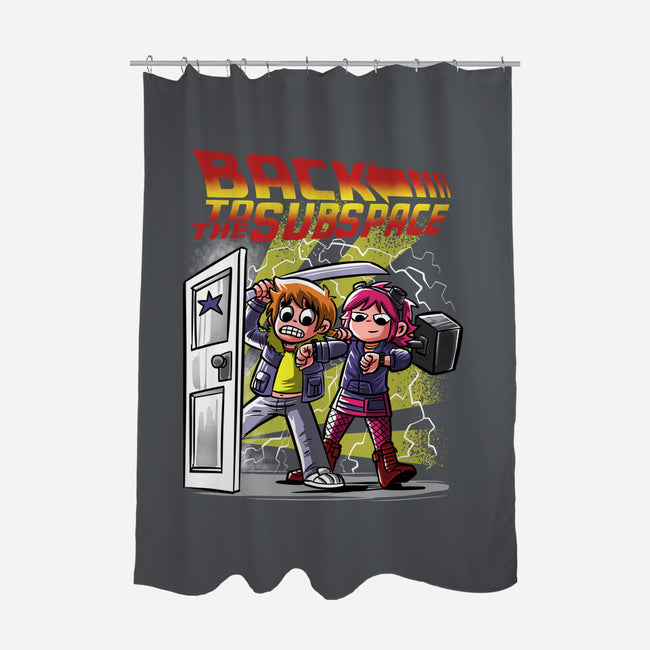 Back To The Subspace-None-Polyester-Shower Curtain-zascanauta