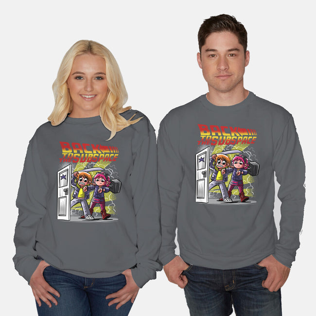 Back To The Subspace-Unisex-Crew Neck-Sweatshirt-zascanauta