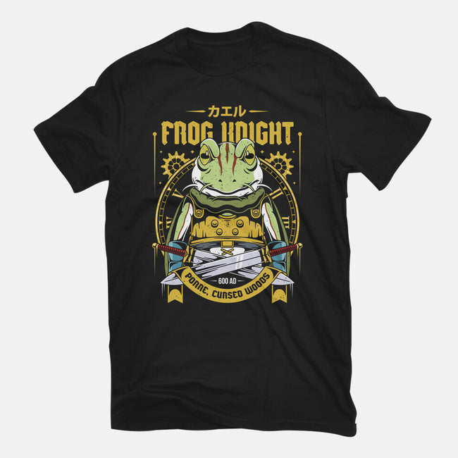 Glenn Frog Knight-Mens-Heavyweight-Tee-Alundrart