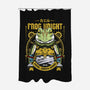 Glenn Frog Knight-None-Polyester-Shower Curtain-Alundrart