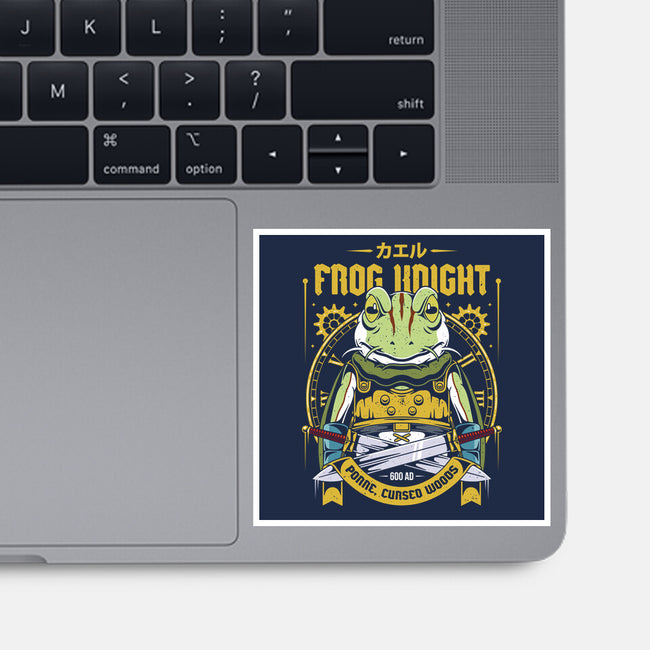 Glenn Frog Knight-None-Glossy-Sticker-Alundrart