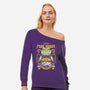 Glenn Frog Knight-Womens-Off Shoulder-Sweatshirt-Alundrart