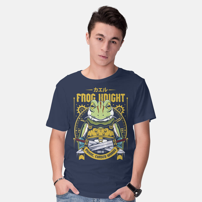 Glenn Frog Knight-Mens-Basic-Tee-Alundrart