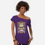 Glenn Frog Knight-Womens-Off Shoulder-Tee-Alundrart