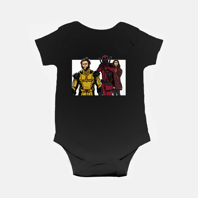 Distracted Deadpool-Baby-Basic-Onesie-AndreusD