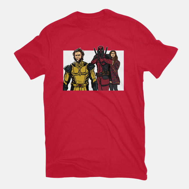 Distracted Deadpool-Mens-Premium-Tee-AndreusD