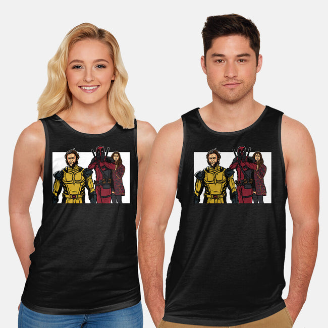 Distracted Deadpool-Unisex-Basic-Tank-AndreusD