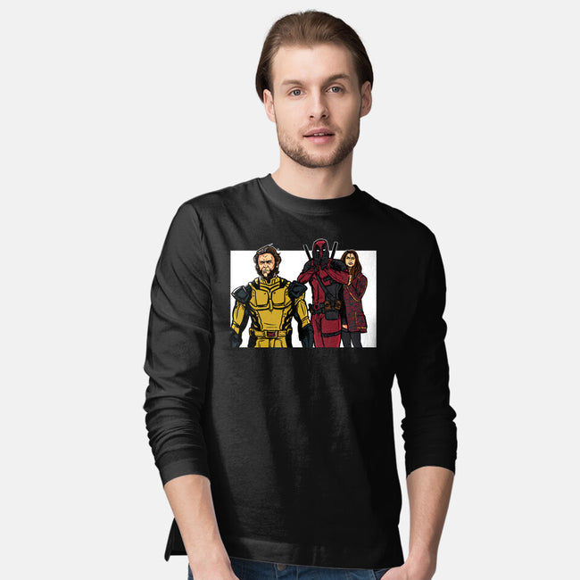 Distracted Deadpool-Mens-Long Sleeved-Tee-AndreusD