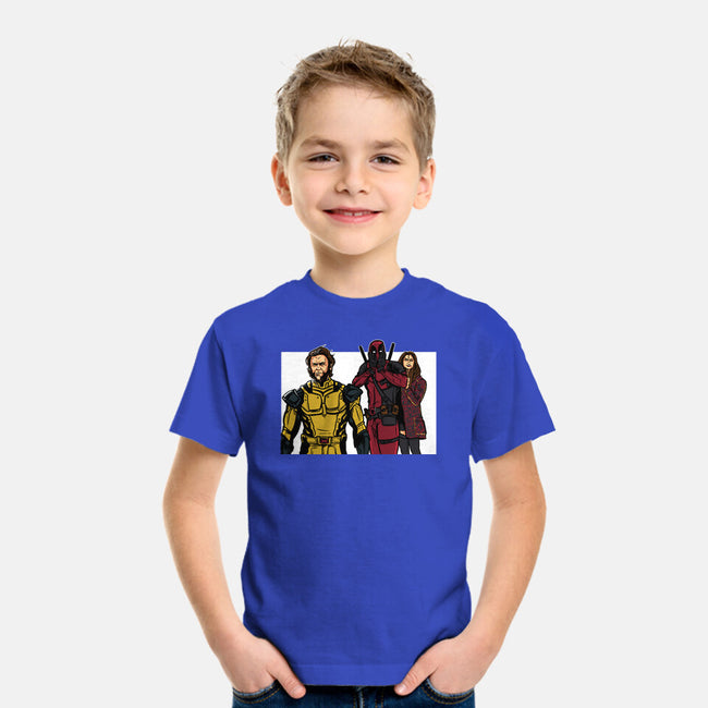 Distracted Deadpool-Youth-Basic-Tee-AndreusD